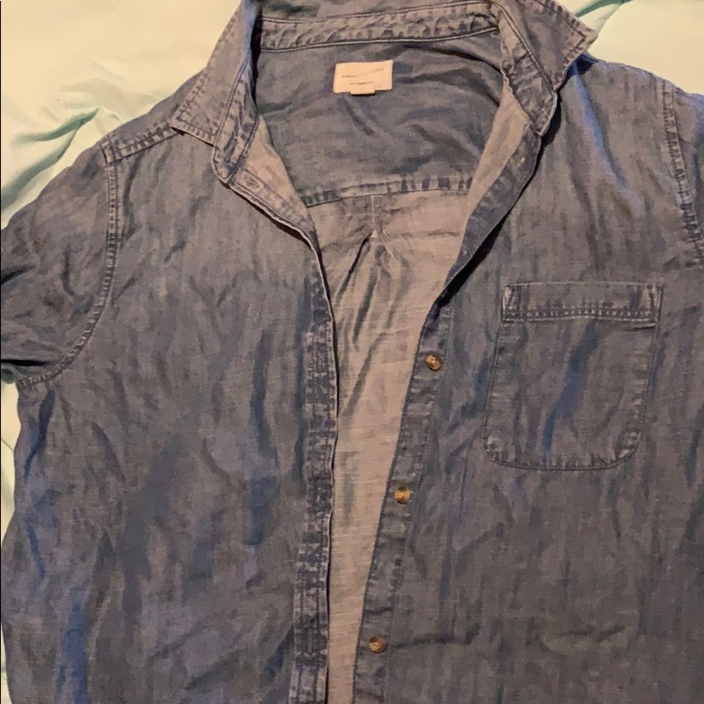 American Eagle Outfitters denim shirt